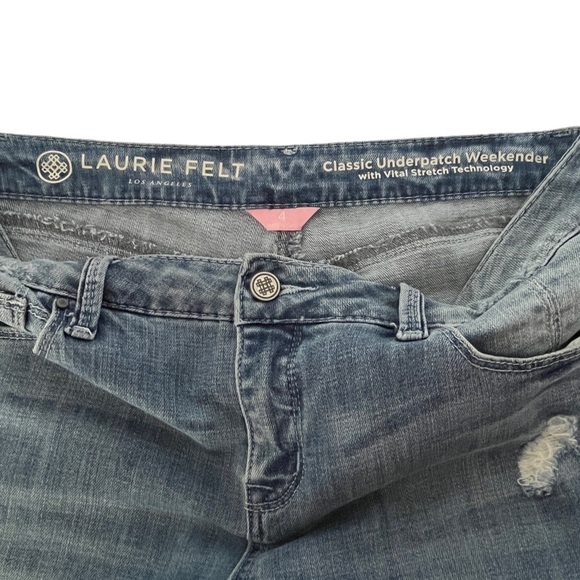 Laurie Felt Los Angeles classic Underpatch Weekender Size 4 - Picture 8 of 11